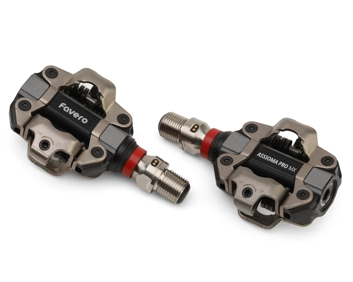 Favero Assioma PRO MX-2 Dual-Sided Power Meter Pedals (Black) (SPD-Compatible)